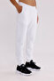 Honeycomb Patterned Elastic Waist Side Pockets Narrow Leg Sports Sweatpants - 4