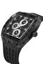 Silicone Men's Wristwatch with Calendar Black Color Pl-7051E1X
