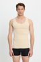 Men's super Slim Fit extra slim fit elastic skin color tank top corset