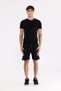 Double Stripe Tape Detailed Lace-Up Side Pocket Super Cotton Comfortable Fit Shorts - 5