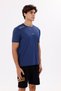 Soft Textured Stretchy Crew Neck Comfortable Fit Plain Form Short Sleeve T-Shirt - 5