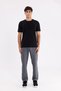 Side Zipper Pocket Knee Seam Detail Straight Leg Flexible Waist Sporty Look Sweatpants - 6