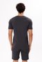 Mercerized Cotton Crew Neck Short Sleeve Comfortable Fit T-Shirt - 4