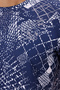 Modern Print Detailed Lightweight Jersey Fabric Comfortable Fit Crew Neck T-Shirt - 8