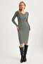 Knitwear Glitter V-Neck Dress