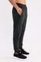 Ottoman Striped Zippered Pocket Elastic Waistband Narrow Leg Ribbed Comfortable Sports Sweatpants - 5