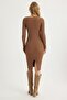 Knitwear Glitter V-Neck Dress - 5