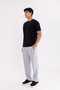 Super Cotton Soft Textured Flexible Waist Adjustable Straight Leg Sweatpants with Pockets - 6