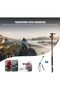 77-Inch Tripod, Camera Tripod for DSLR, 2-in-1 Compact Aluminum Tripod Monopod with 360 Degre - 6