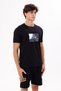 Rectangular Photo Printed Soft Textured Crew Neck Short Sleeve Relaxed Fit T-Shirt - 5