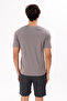 Mercerized Cotton Crew Neck Short Sleeve Comfortable Fit T-Shirt - 3