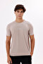 Soft Textured Stretchy Crew Neck Comfortable Fit Plain Form Short Sleeve T-Shirt - 6