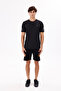 Reflective Sleeve Detail Chest Logo Comfortable Fit Crew Neck Breathable Jersey T-Shirt
