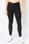 Women Sportswear Fit Running Leggings, Black