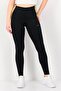 Women Tight Fit Brand Logo Training Leggings, Black