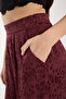 Women's Baggy Pants - Loose Pants with Pockets and Front Folding - 2