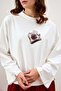 Ecru Jam Printed Basic Body - 3