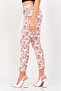 Women Cropped Fit Flora Print Chino Pants, Multicolor - 4
