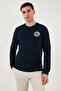 U.S. Polo Cotton Regular Fit Logo Crew Neck Sweat Men's Sweat G081Gl0822237377 - 2