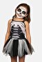 Kids Girl Skeleton Tutu Costume, Multicolor