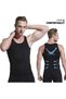 Mens Slimming Body Shaper Vest Shirt Abs Top Compression Shirt Shapewear Slimming Vest for Men - 5