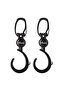 Double Baby Stroller with Hooks - Grey - 2