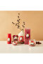 Essentials 4-Piece Cranberry Scented Pillar Candle Set - 25 cms - 5