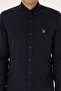 Men's Navy Blue Long Sleeve Basic Shirt 50315710-Vr033 - 6