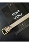 Suede Antique Buckle Women's Trouser Belt, Coat Belt, Dress Belt, Shirt Belt - 4
