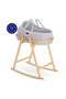 Moses Rope Basket with Stand - Grey - 2