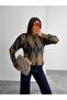 Ribbed Diamond Pattern Sweater - 6