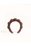 Brown Spa Hair Band Towel Crown - 5