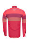Men's Color Block Striped Woven Shirt – Red Burgundy - 2