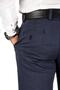 Men's Winter Navy Blue Roxvip Cotton Full Lycra Gabardine Linen Trousers - 3