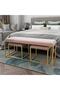 Treas Puf Bench Set - 3