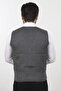 Men's Smoked Slim Fit Knitwear Vest - 2