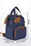 Mother Baby Care Backpack with Strap Attachment and Mommy Bag Shoulder Bag Set of 2 with Keychain Gift - 3