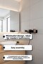 Metal Blow Dryer Holder Wall Mounted Bathroom Organizer Shelf 30 cm X 10 cm - 2