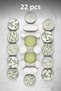 Greentree Stackable Breakfast Set - Luxury Breakfast Presentation Set Plate