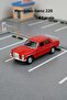 Red 1:32 Scale Die Cast Doors Open Licensed Mercedes Benz 220 Toy Metal Model Car