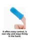 Blue Silicone Finger Toothbrush – Dog & Cat Oral Care, Soft and Safe Cleaning (1 Piece) - 3