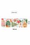 New Year's Tale Glass Wall Sticker Set - New Year's Ornament Decoration Set - 2