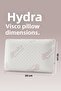 Hydara Relaxing Visco Pillow [Soft] Hyaluronic Supported Orthopedic Plump Pillow - 4