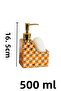 Premium Porcelain Goose Feet 500ml Liquid Soap Dispenser with Sponge Holder Compartment 47111 - 2