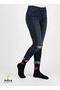 Set of 3 Women's Heart Socks |   Washed Perfumed, Winter Thermal, Black-Grey-Navy Blue Patterned Socks - 3