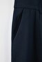 Lacivert Lastik Belli Wide Leg Büyük Beden Dokuma Pantolon TBBAW26AR00019 - 6