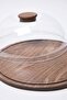 Ahşap Kek Fanusu Naturel (29 cm) TPHAW26KSK00001 - 6