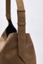 Mink Suede Asymmetrical Women's Shoulder Bag Takaw26Oc00054 - 3