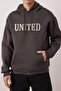 Antrasit Oversize/ Geniş Kesim Aplike Nakışlı Sweatshirt TMNAW26SW00056 - 4