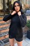 Black Soft Textured Ribbed Detailed Casual Crew Neck Knit Sweater - 6